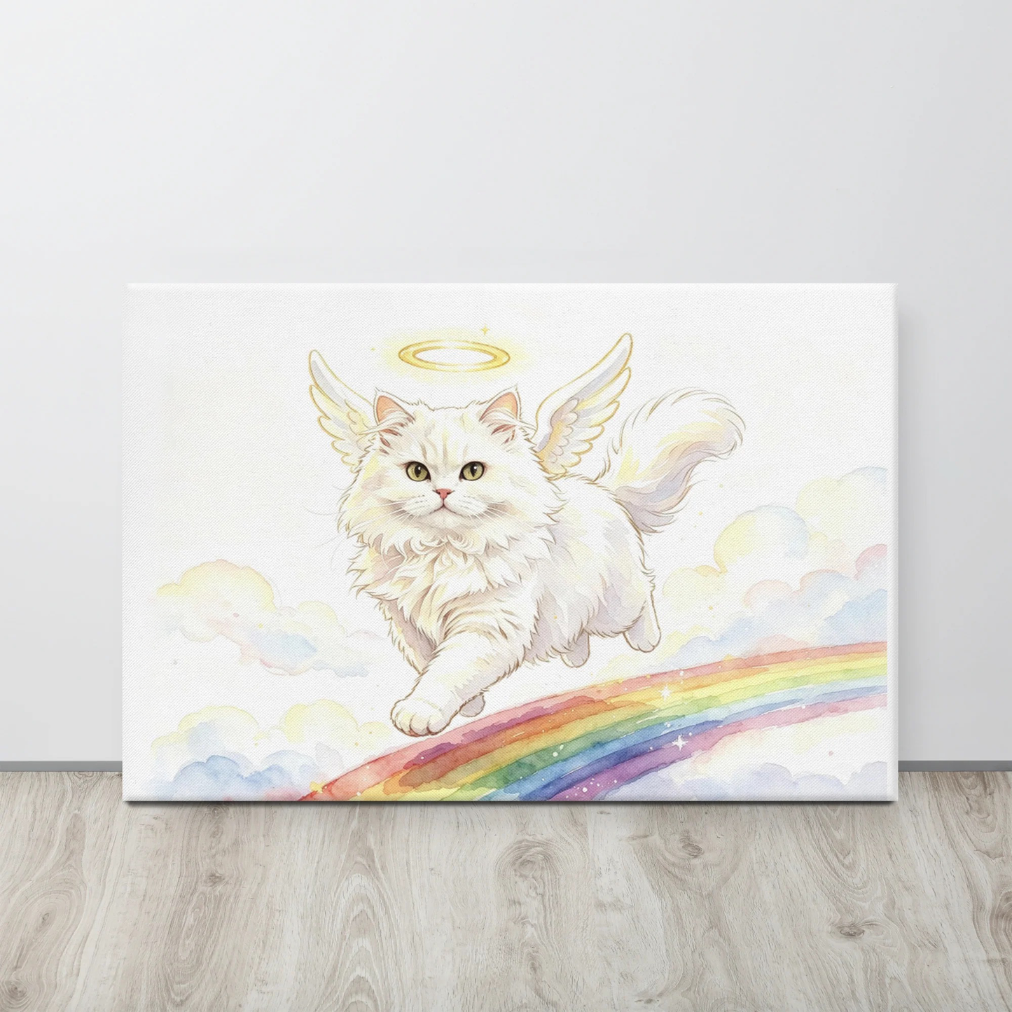 Custom Pet Portrait - Watercolor Gallery Canvas