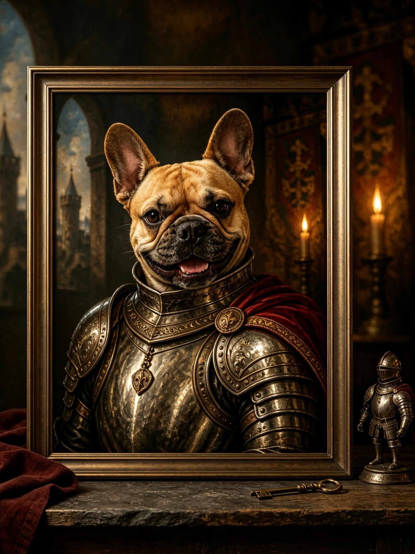 "The Noble Paws" - Custom Royal Renaissance Pet Portrait