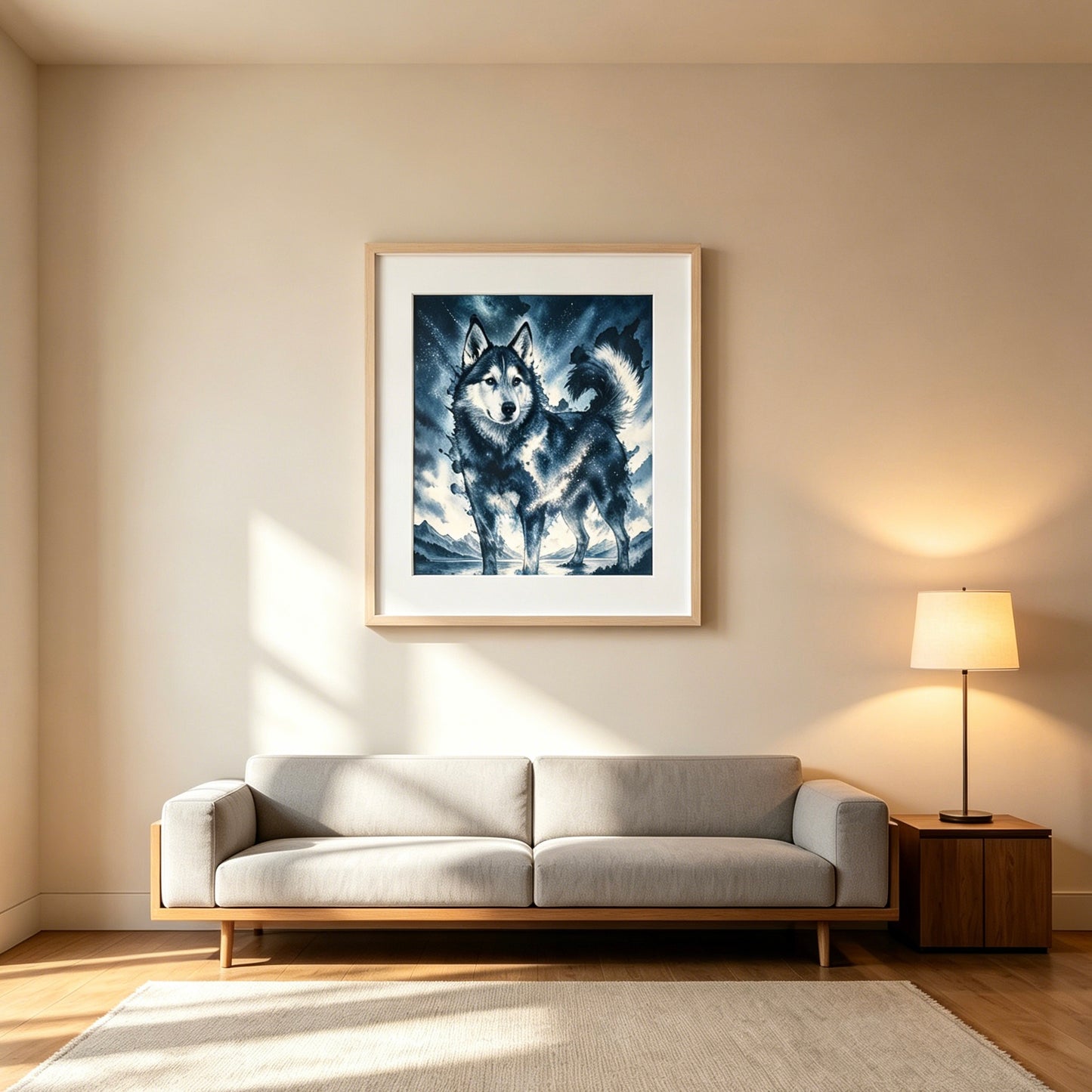 "Soul of the Stars" - Custom Double Exposure Pet Portrait | Ethereal Spirit Art