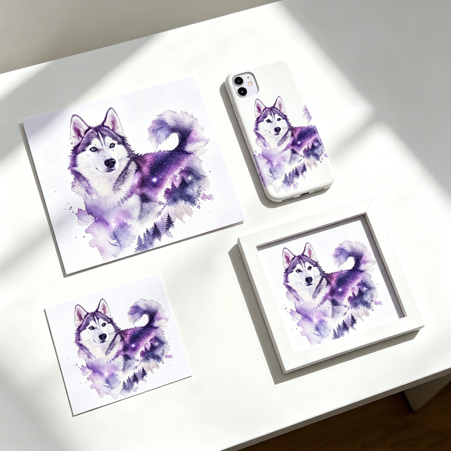 "Soul of the Stars" - Custom Double Exposure Pet Portrait | Ethereal Spirit Art