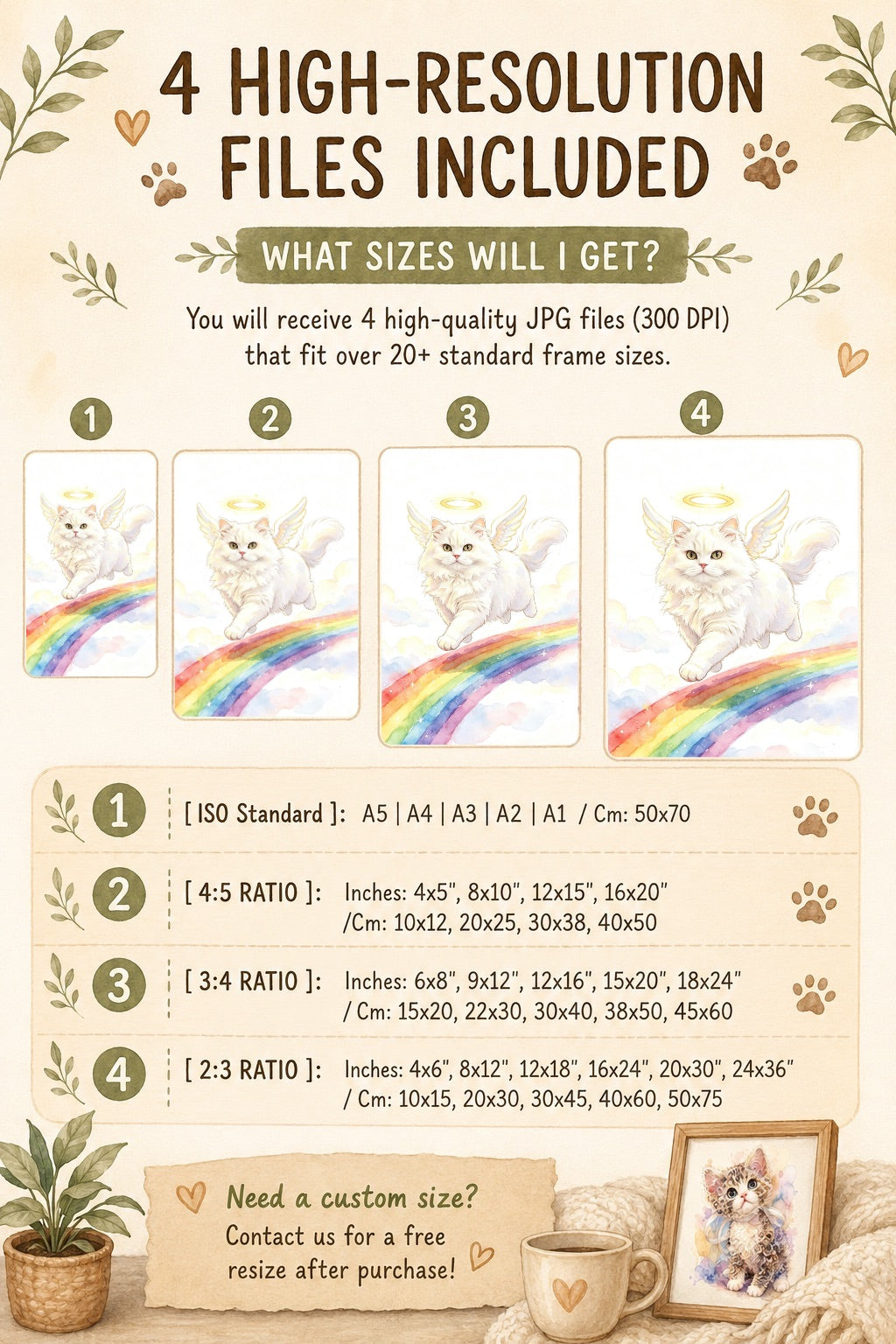 Custom Ethereal Pet Portrait | Rainbow Bridge Memorial Art