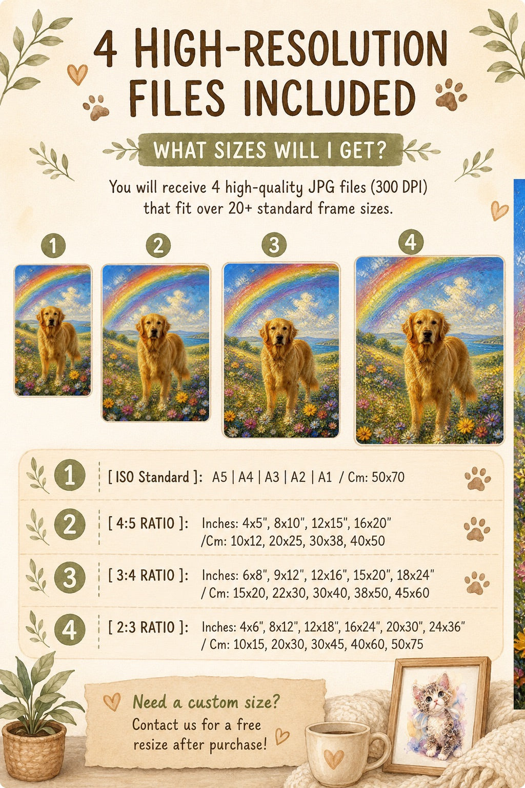 Custom Oil Painting Pet Portrait | Classic Masterpiece Memorial Art