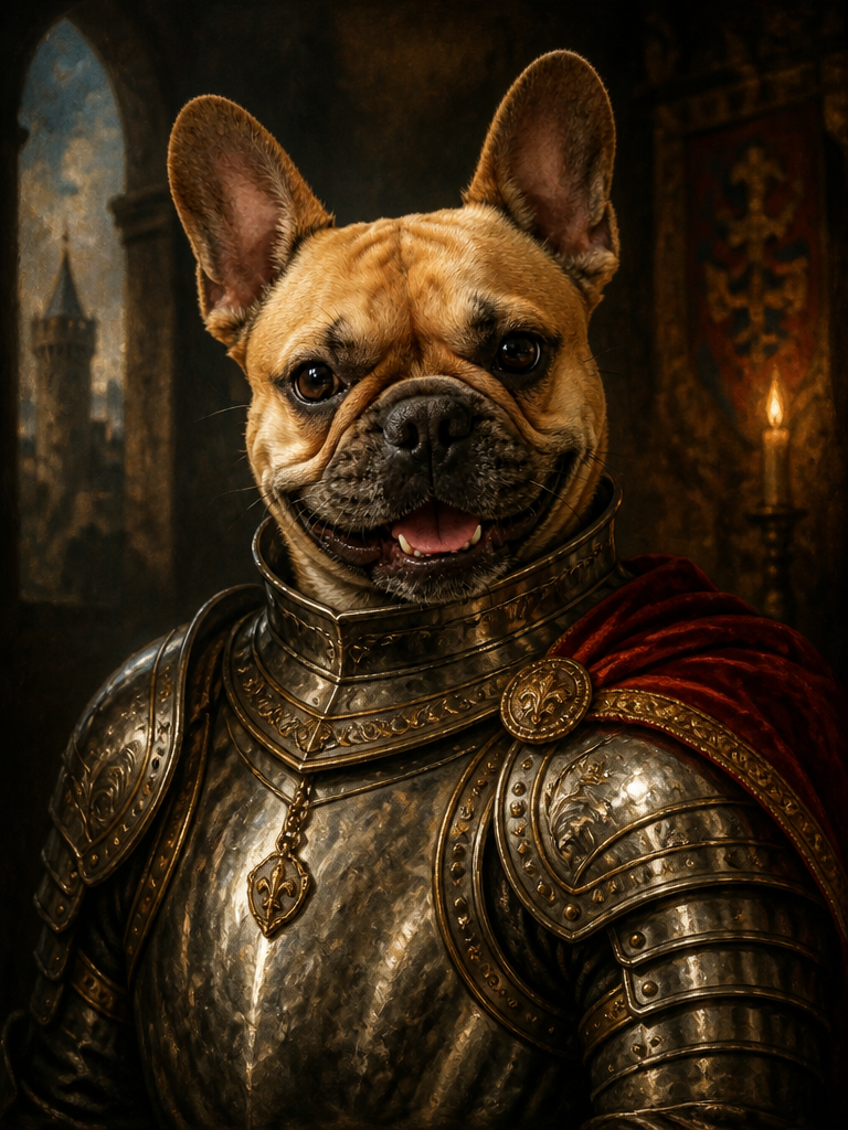 "The Noble Paws" - Custom Royal Renaissance Pet Portrait
