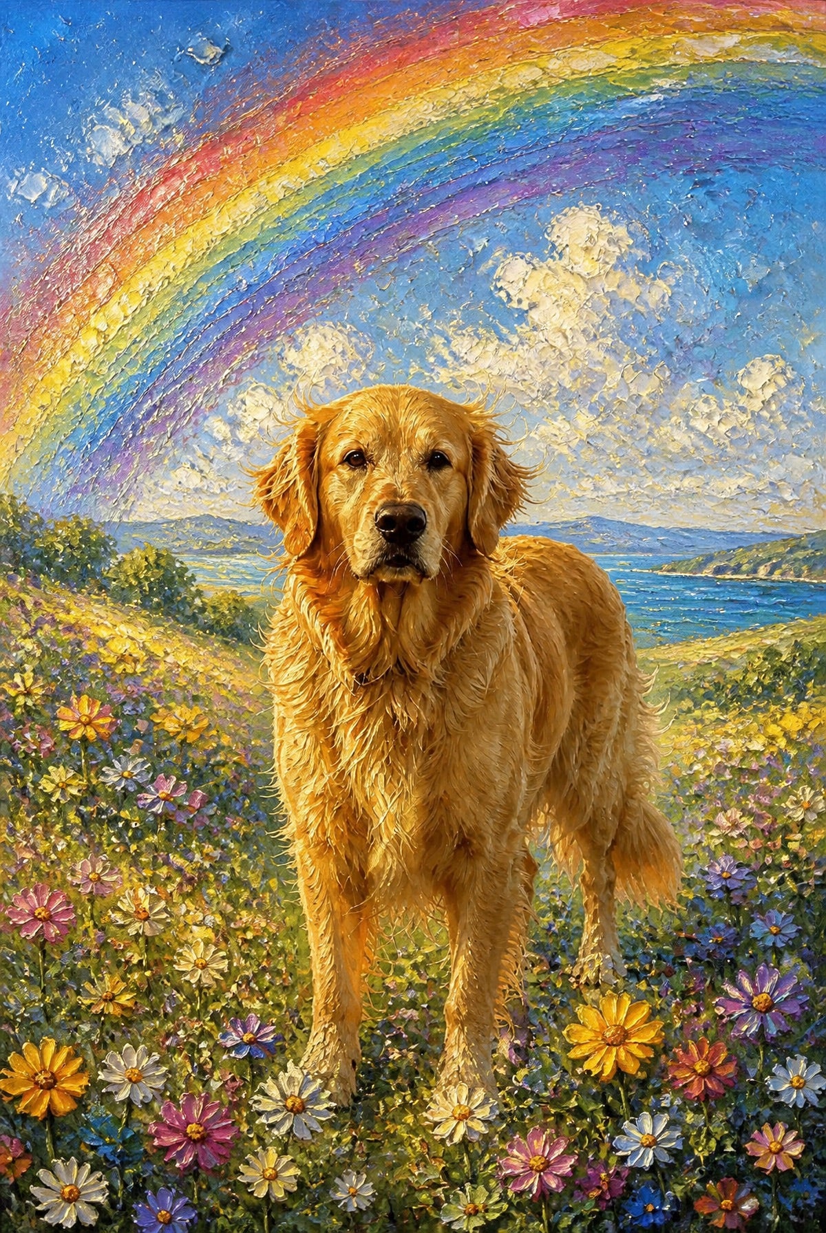 Custom Oil Painting Pet Portrait | Classic Masterpiece Memorial Art